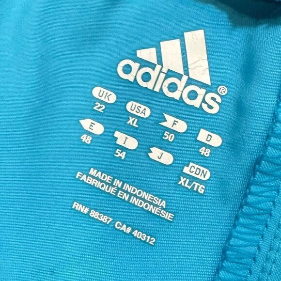 NWT Adidas pchd poly teal woman’s training entertainment,  femmes shorts - Picture 8 of 14